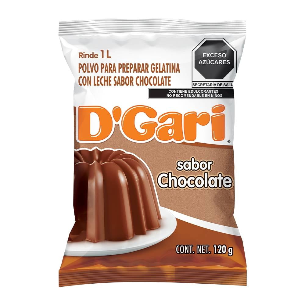 Gelatina de Sabor Chocolate D.Gari 120 g