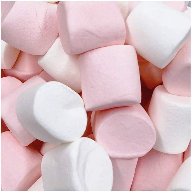Malvavisco Marshmallows 1 kg Fresa y Vainilla