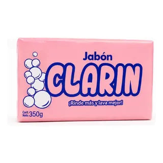 Jabón en Barra Clarin 350 g Rosa
