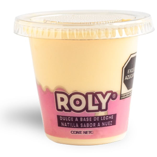 Natilla Sabor Nuez 180 g Roly Dulce a Base de Leche