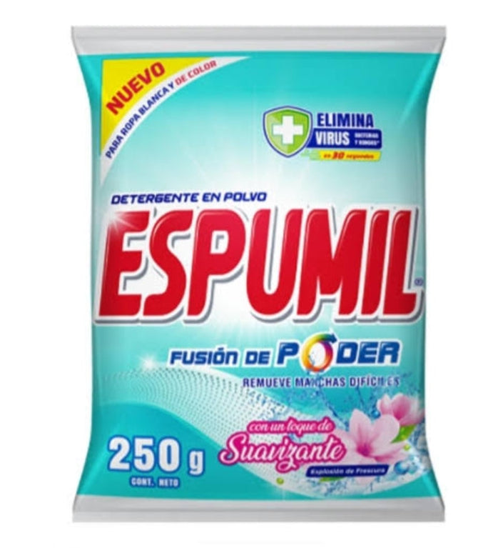 Detergente Espumil 250 g Explosion de Frescura para Ropa en Polvo