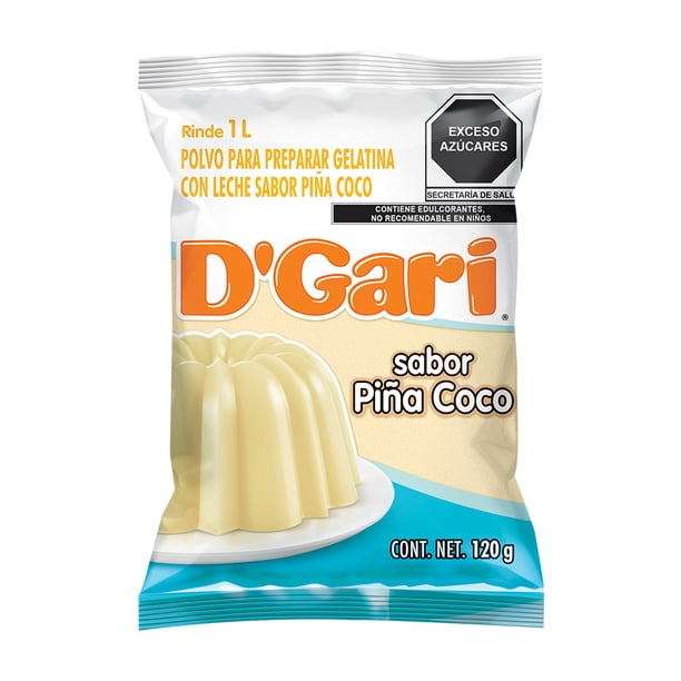 Gelatina de Sabor Piña Coco D.Gari 120 g
