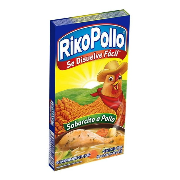 Rikopollo 10 pzas Concentrado de Pollo