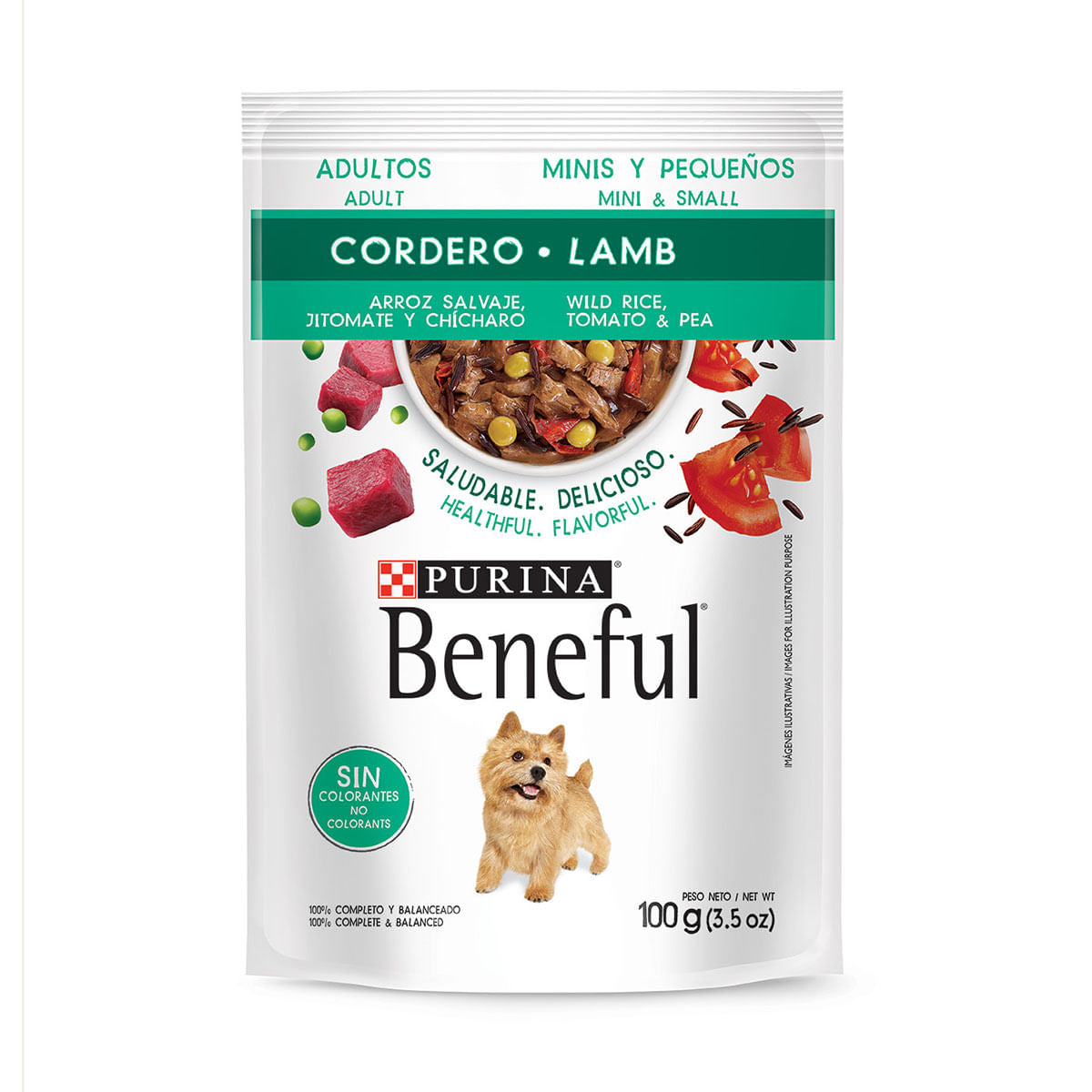 Sobre Adultos Con Cordero 100 G Beneful