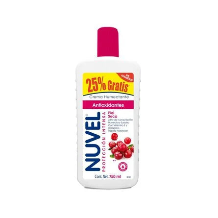 Nuvel Piel Seca 750 ml Antioxidandes Crema Corporal