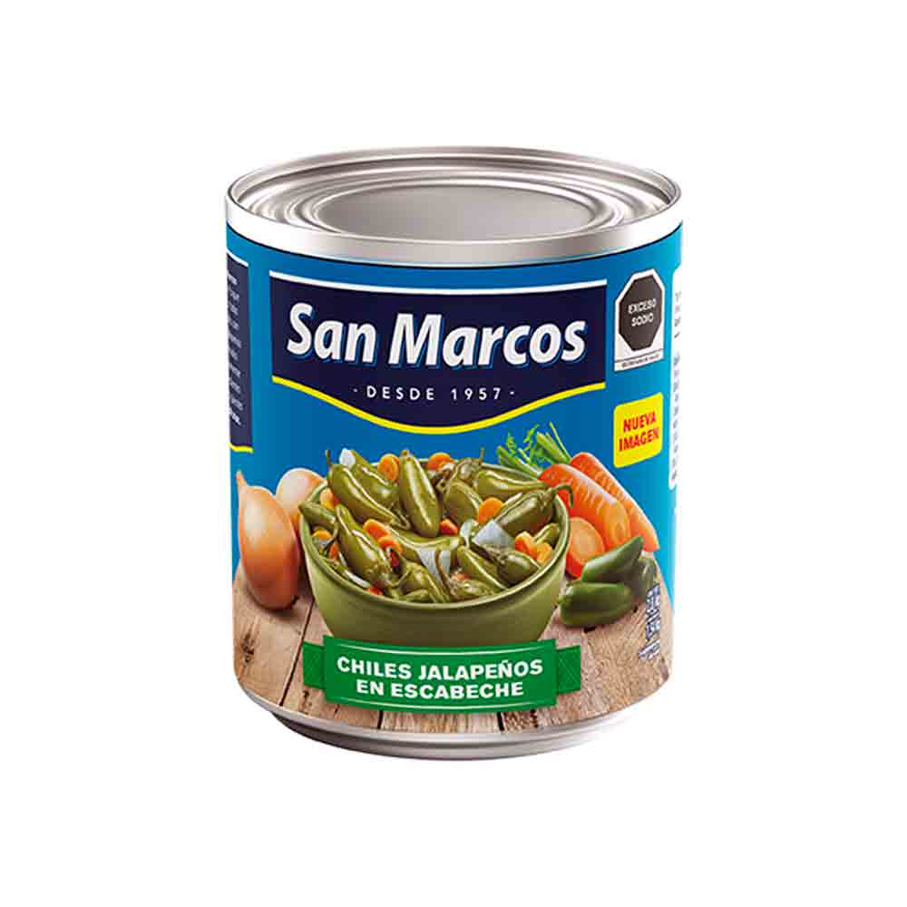 Jalapeños en Escabeche 2.8 kg San Marcos