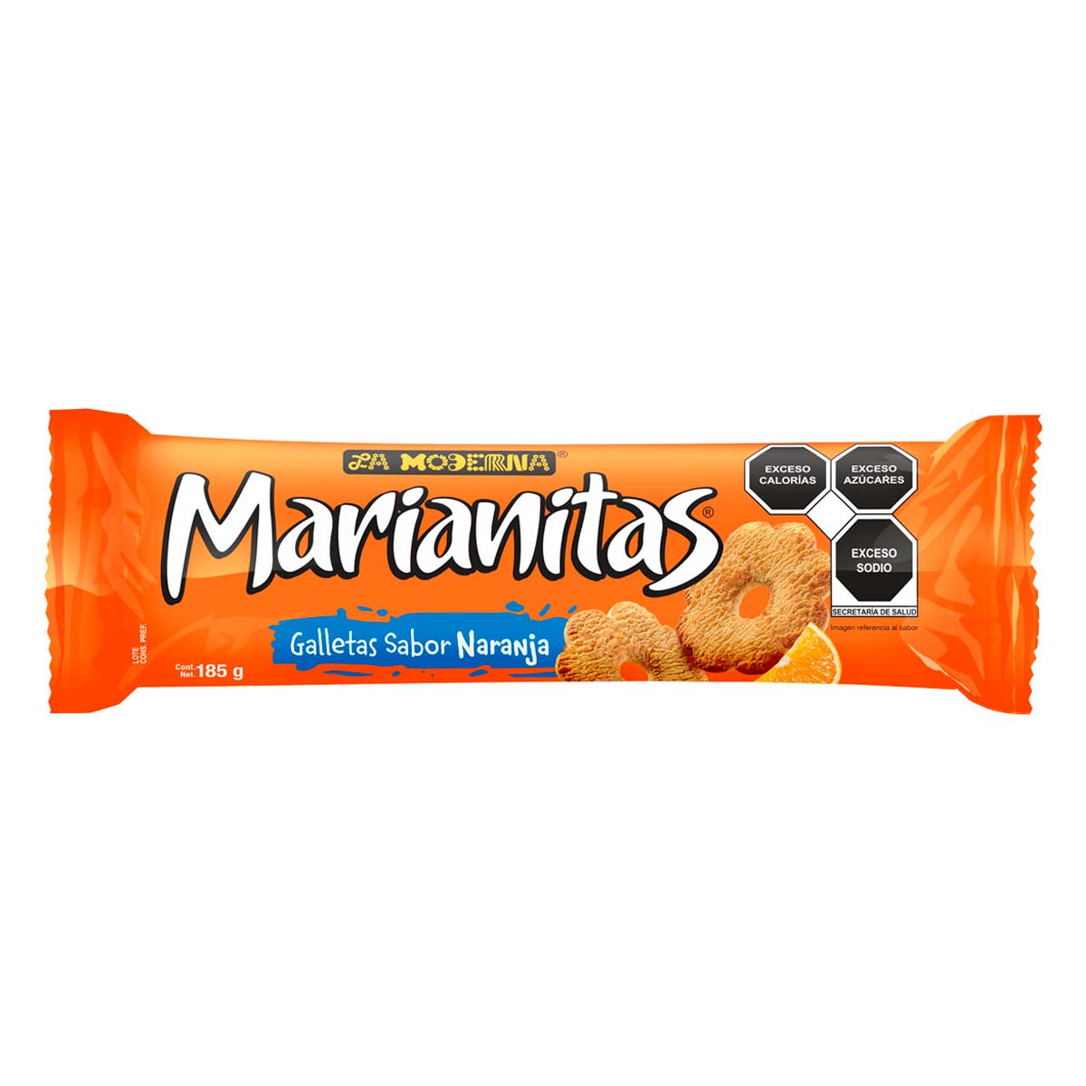 Marianitas Sabor Naranja 185 g Galletas la Moderna