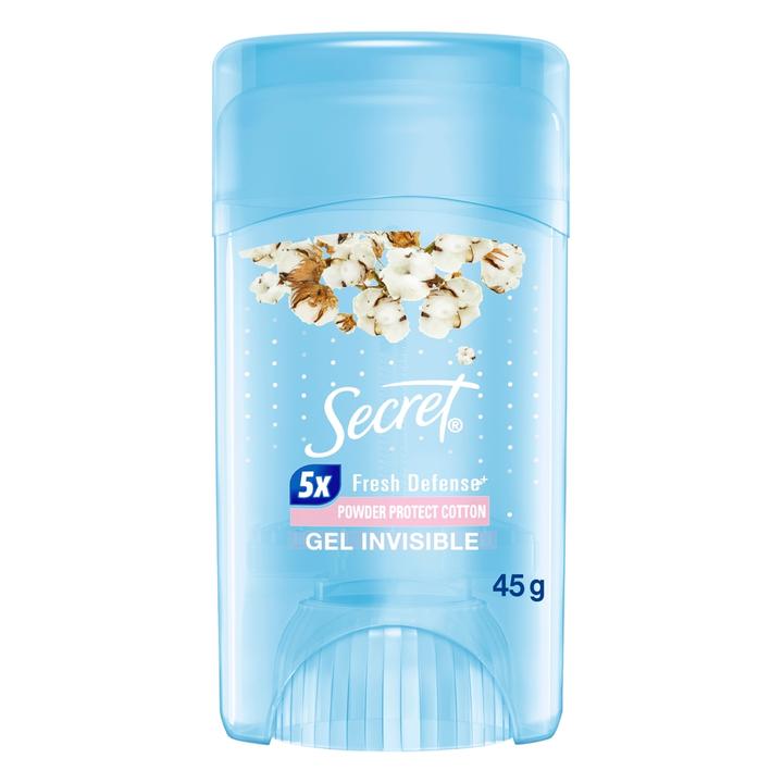 Fresh Defense 5X Powder Protect 45 g Secret Gel Invisible Antitraspirante