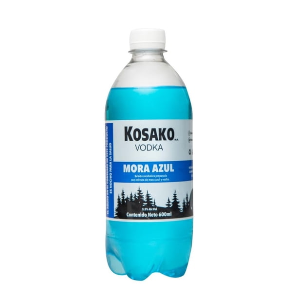 Kosako Mora Azul 600 ml Bebida Alcohólica con Vodka Botella 5.5% Alc. Vol.