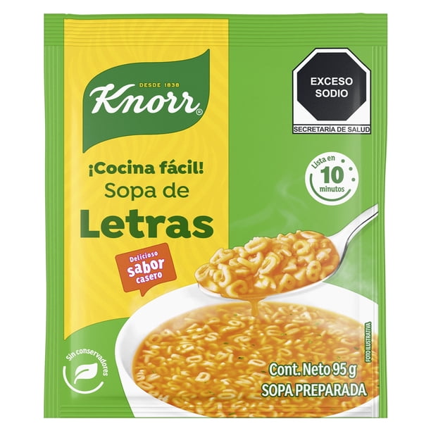 Sopa Knorr Letras 95 G