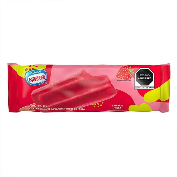Paleta de Fresa 83 g Nestle Paleta Helado