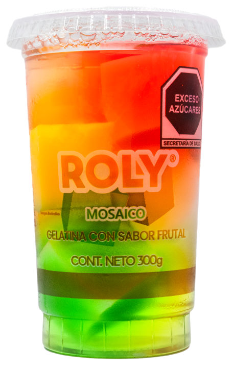 Mosaico 300 g Roly Gelatina Sabor Frutal