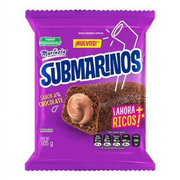 Submarinos De Chocolate 105 G Marinela