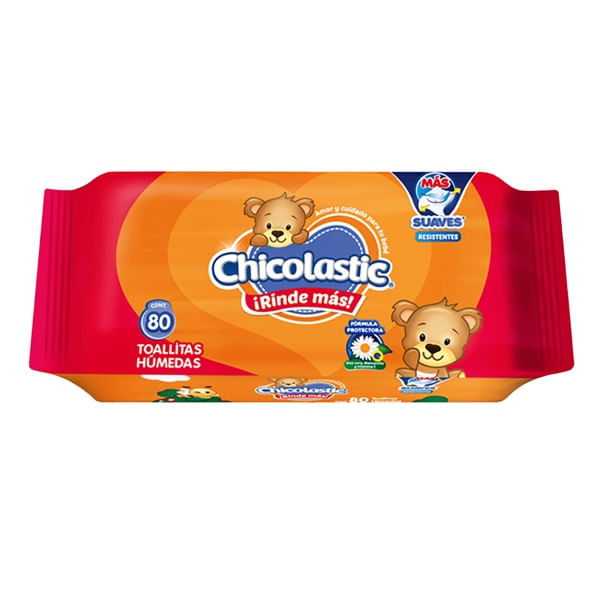 Toallitas Humedas 80 Pz Chicolastic Rinde Mas