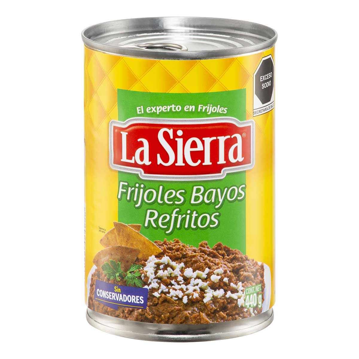 Frijoles Bayos Refritos 440 g la Sierra