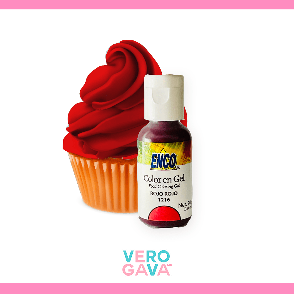 El Buho Rojo Cochinilla 30 ml Color en Gel