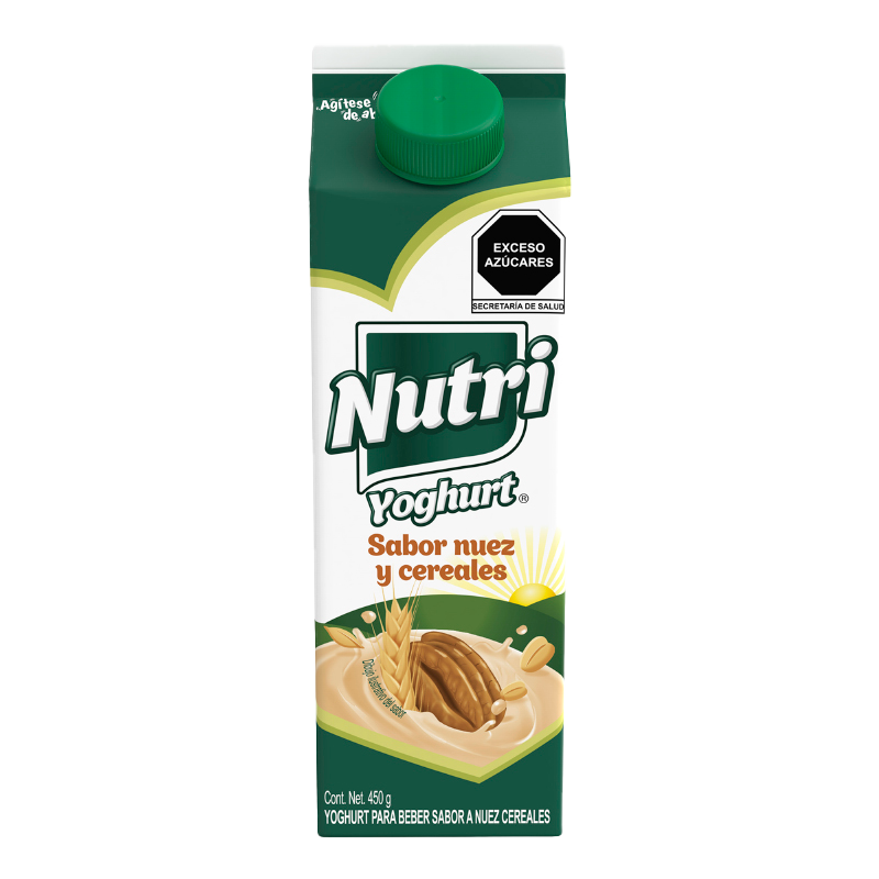 Yoghurt Sabor Nuez Y Cereales 450 G Nutri