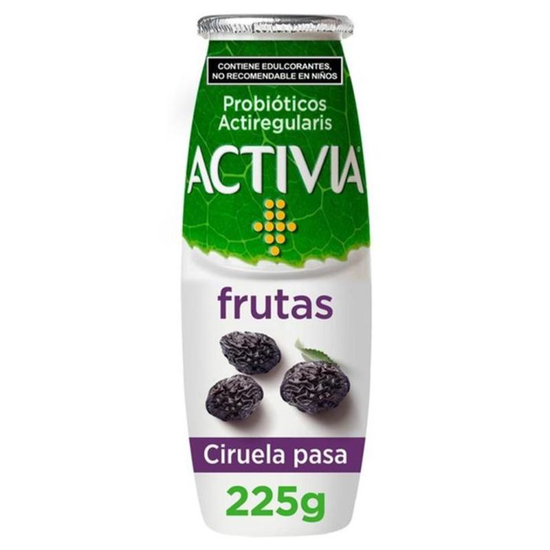 Activia De Frutas-Pasas 225 G Alimento Lacteo Fermentado Deslactosado