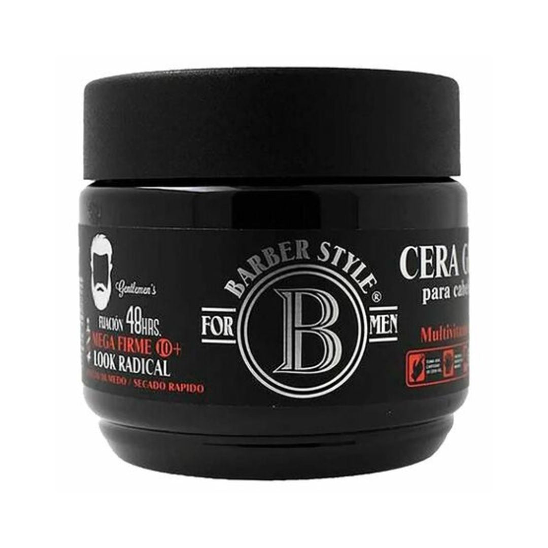 Cera-Gel Barber Style For B Men Mega Firme 200 G