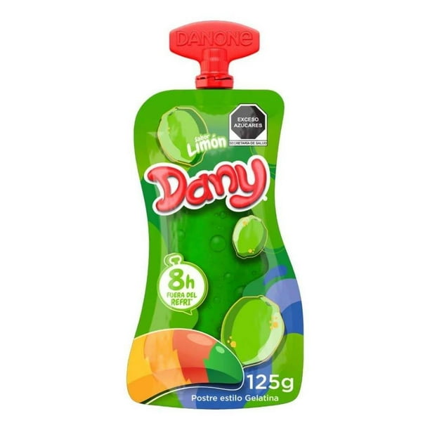 Dany Gelatina Lunch Sabor Limon 125 G Gelatina De Agua