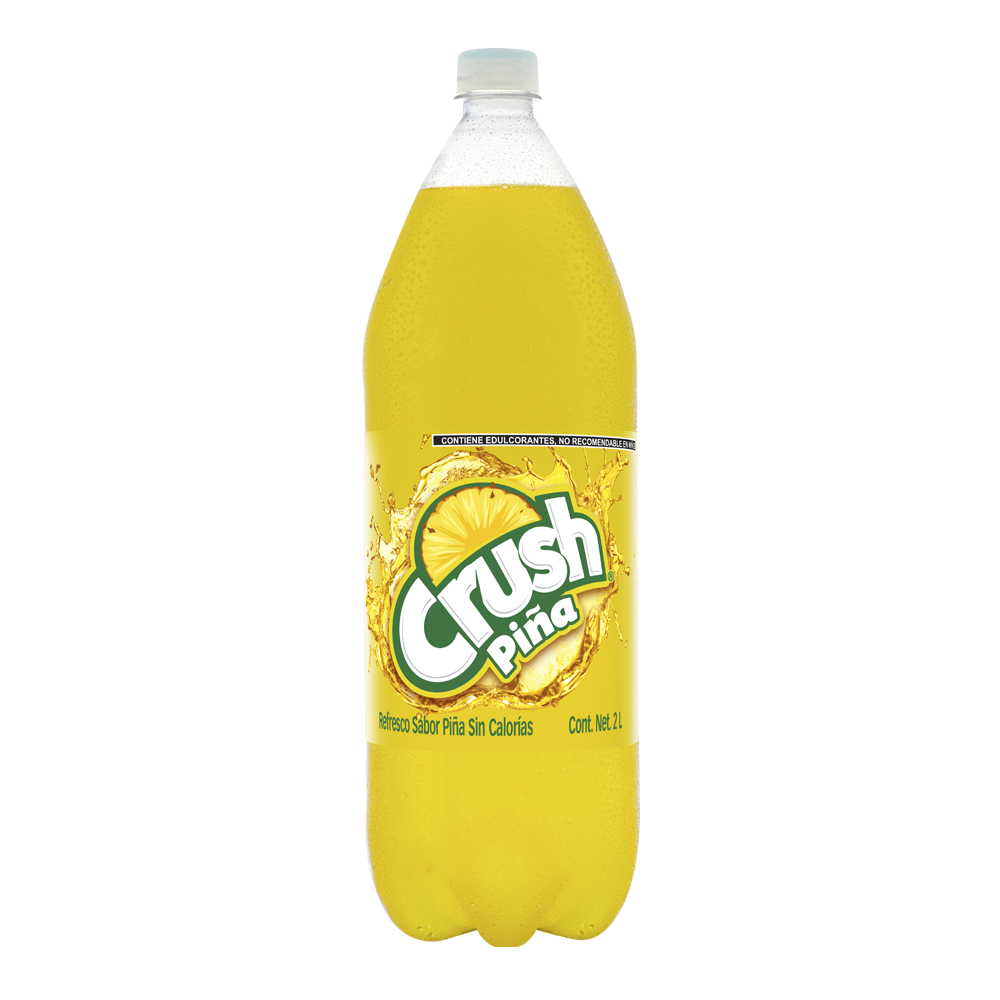 Crush Piña 2 L Refresco Sabor Piña Sin Calorias