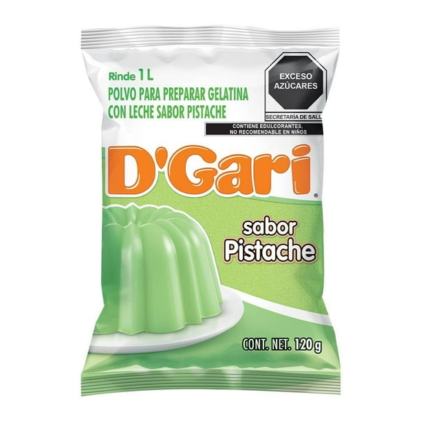 Gelatina de Sabor Pistache D.Gari 120 g