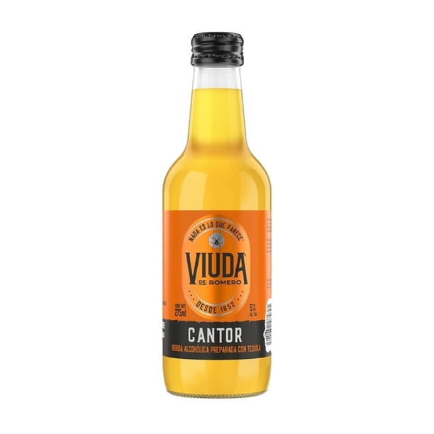 Viuda Vr Cantor 275 Ml Bebida Alcoholica Con Tequila Botella 5 % Alc. Vol.