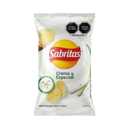 Sabritas Crema y Especiaas 160 g Sabritas