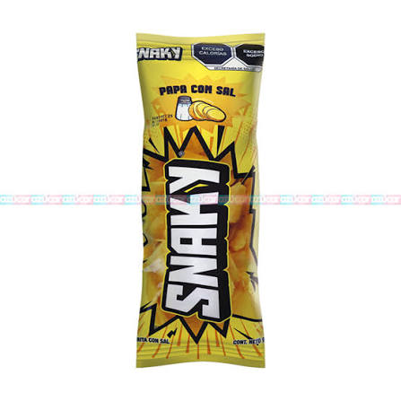Snaky Papas Con Sal 90 G