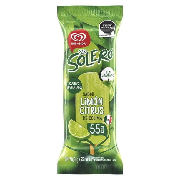 Solero Limon Citrus 70 G Holanda Paleta Helado
