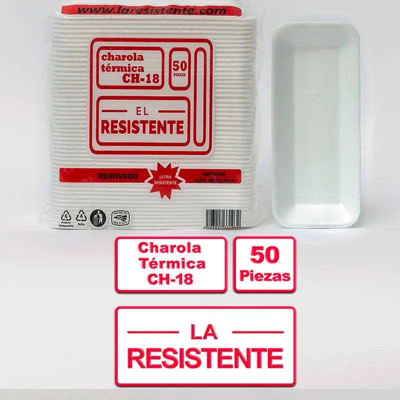 Charola Termica Ch-18 50 Pz La Resistente