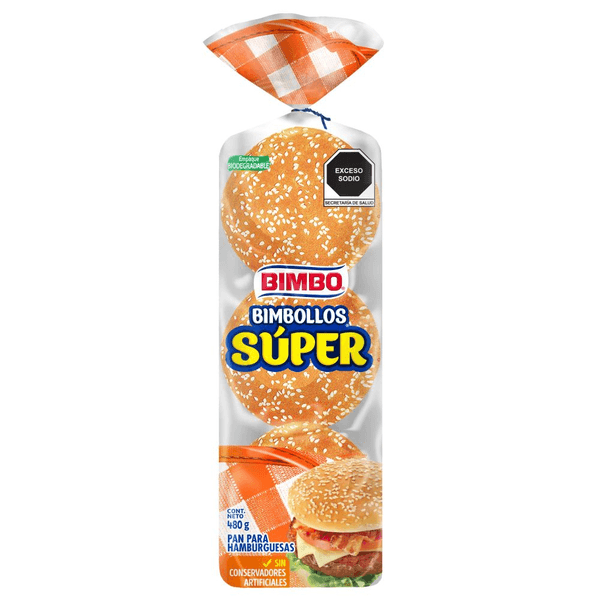 Bimbollos Super 480 Gr 6 Pz Bimbo