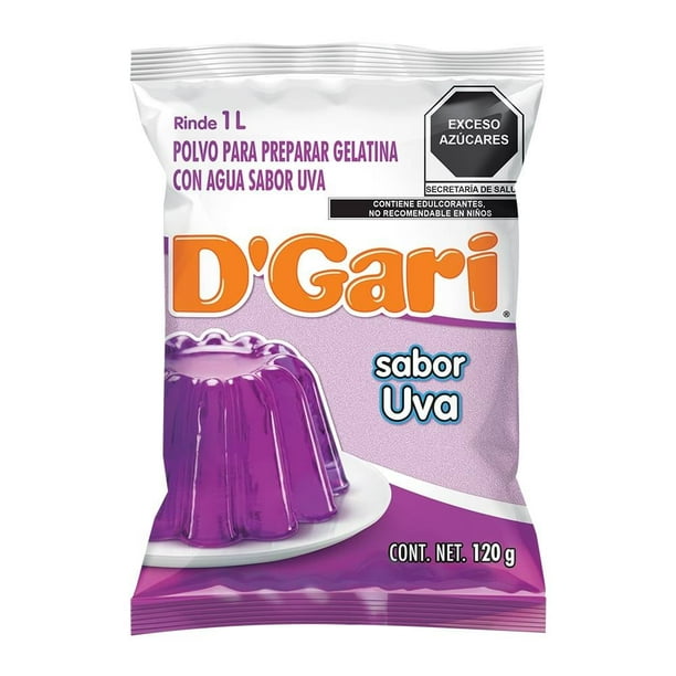 Gelatina de Sabor Uva D.Gari 120 g
