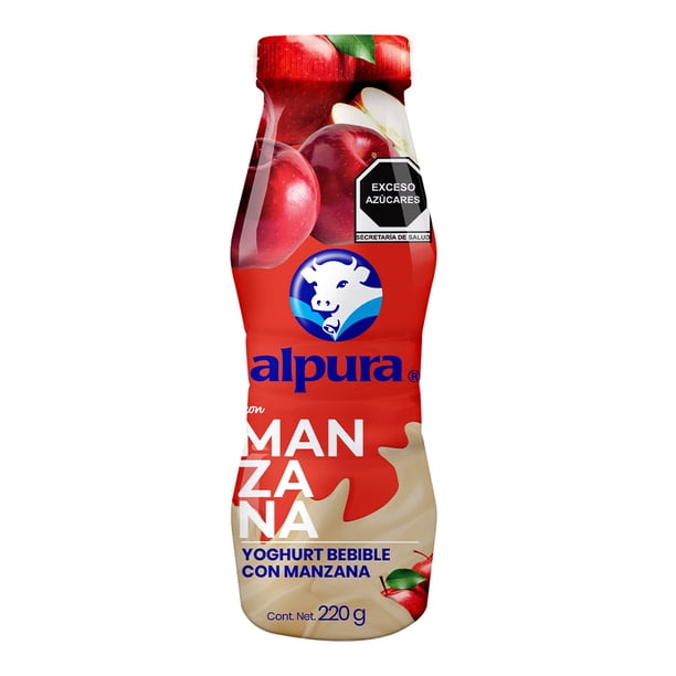 Yoghurt Bebible De Manzana 220 G Alpura