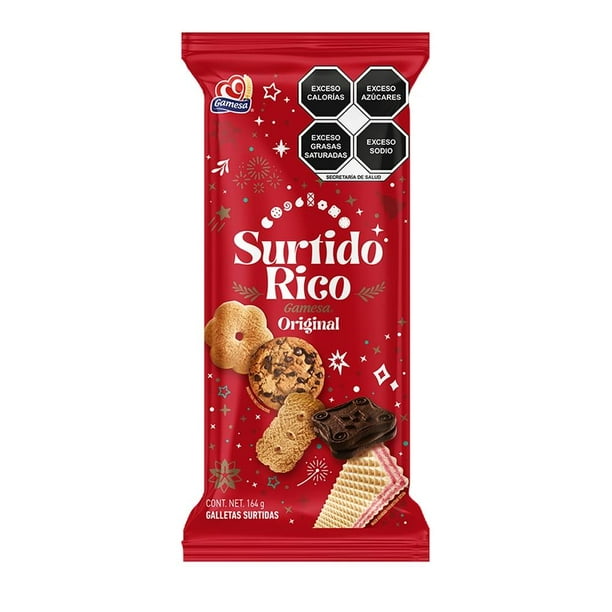 Surtido Rico Gamesa 164 G Caja De Galletas