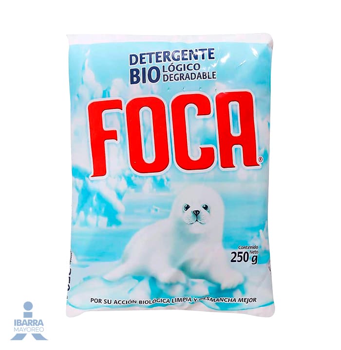 Detergente Foca 250 g para Ropa en Polvo