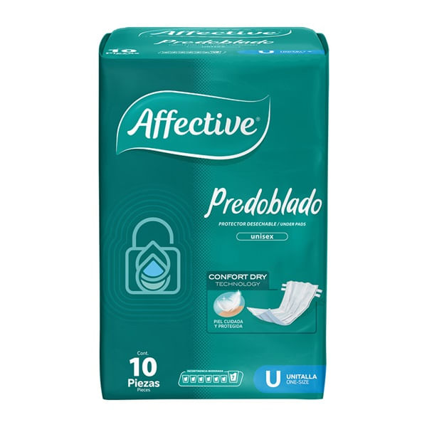Pañales - Unitalla 10 pzas Predoblado Affective