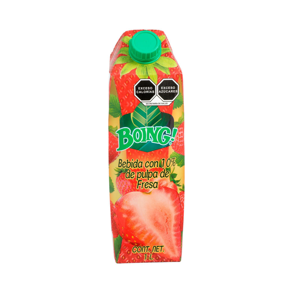 Boing Jugo De Fresa 1 L Caja