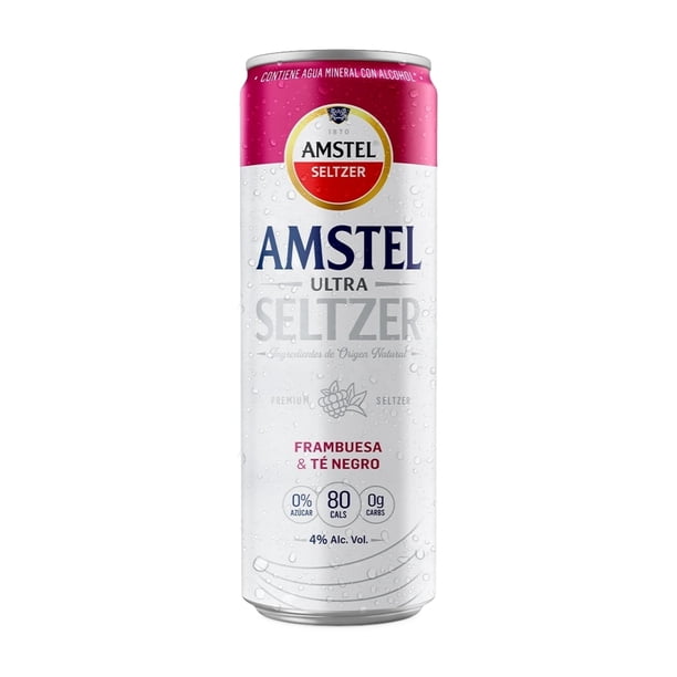 Amstel Ultra Seltzer 355 Ml Cerveza Lata 4 % Alc. Vol.