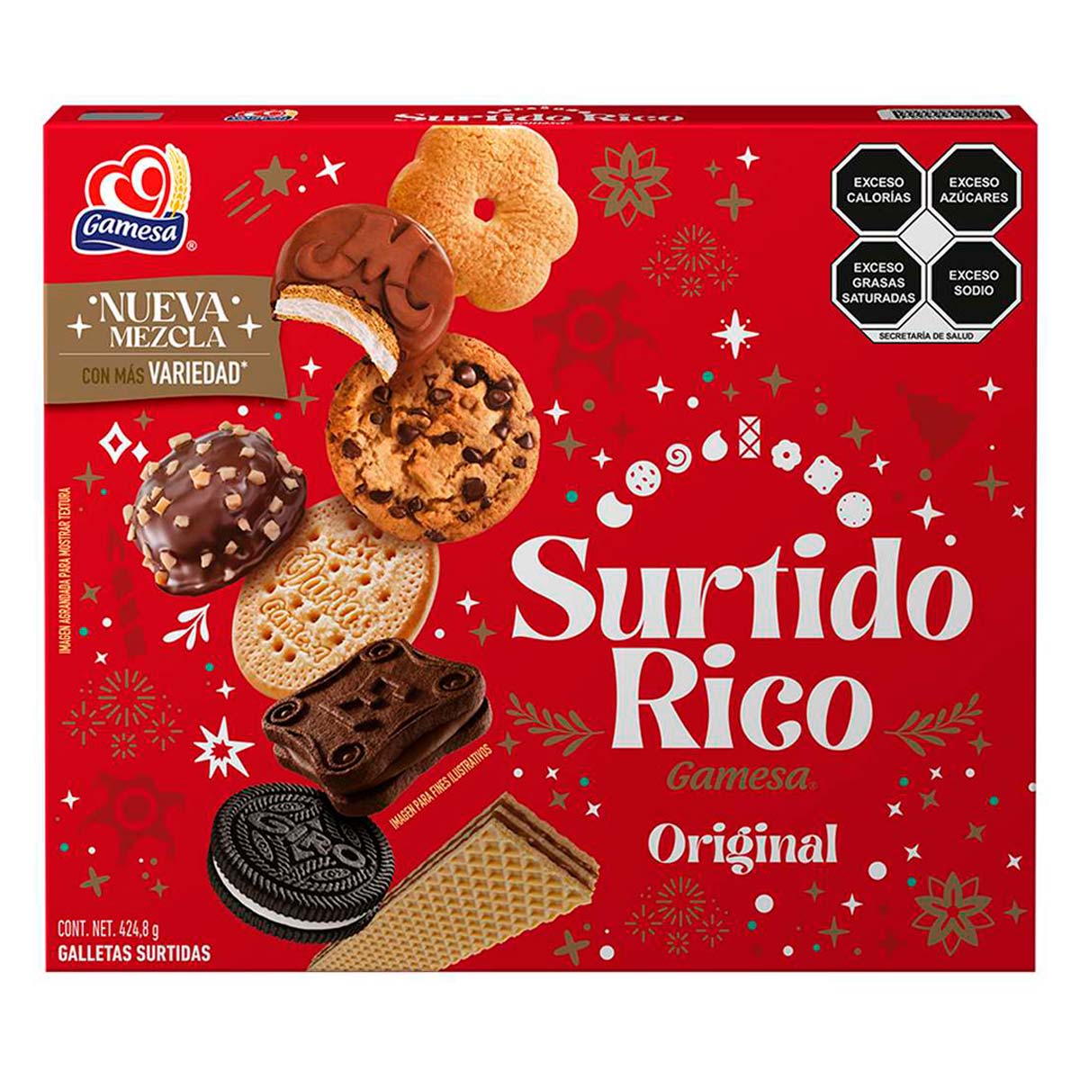 Surtido Rico Gamesa 436 G Caja De Galletas