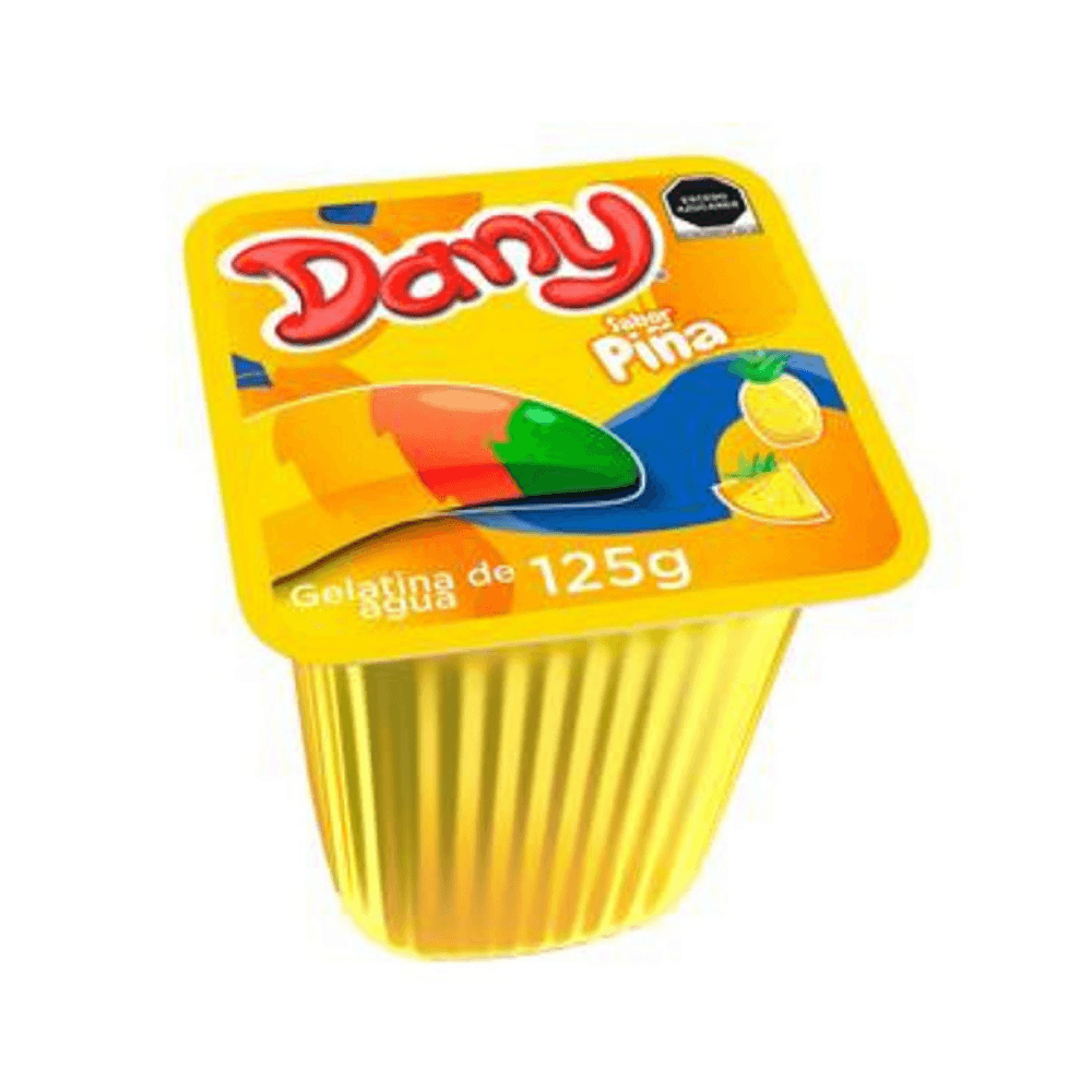 Dany Gelatina Sabor Piña 125 G Gelatina De Agua