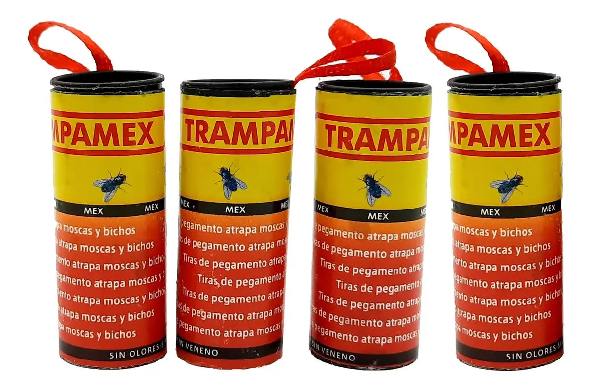Trampas Para Moscas 4 Tubos Trampamex