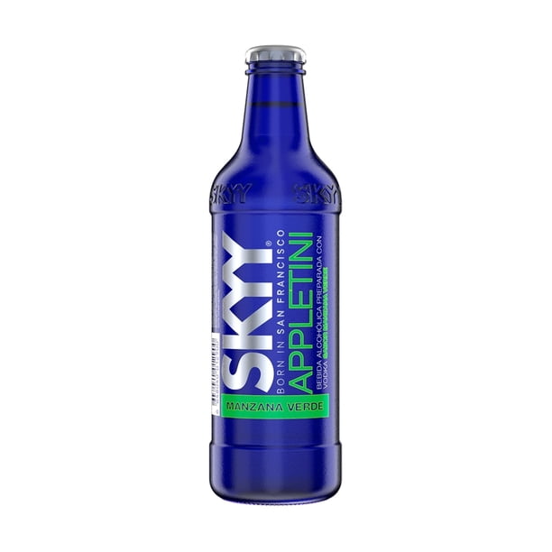 Skyy Appletini 275 Ml Bebida Alcoholica Con Vodka Botella 5 % Alc. Vol.