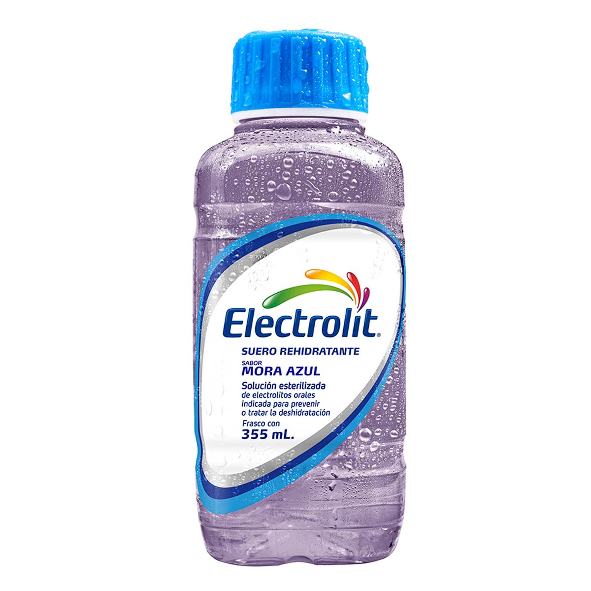 Electrolit Sabor Mora Azul 355 ml Suero Rehidratante