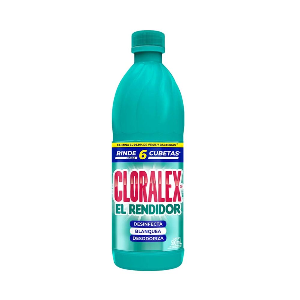 Cloralex El Rendidor 500 Ml Blanqueador