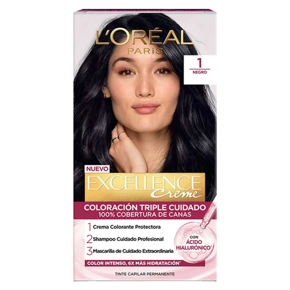 Tinte Imedia Excellence4 Creme Loreal Paris # 1
