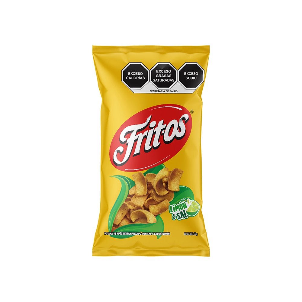 Fritos Limón y Sal 70 g Sabritas