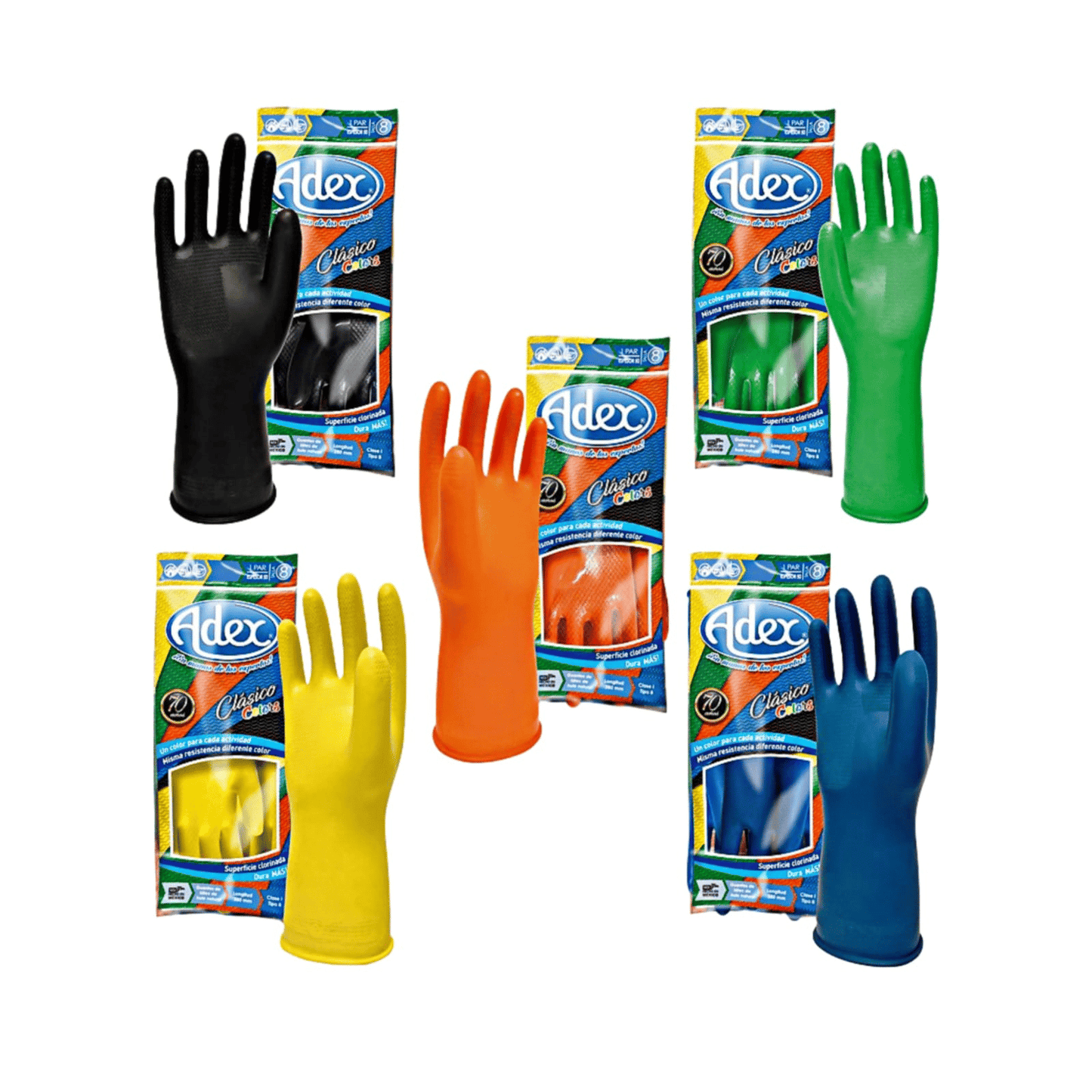 Guante de Latex Reforzado # 9 Adeltex