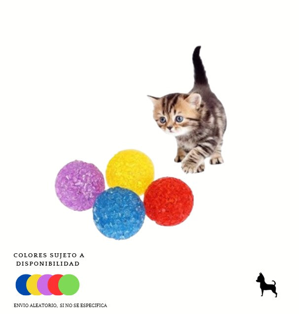 Pelotas para Gato Set de 4 pzas