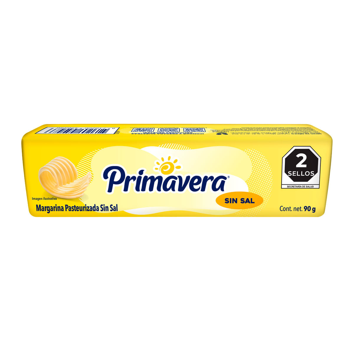 Primavera 90 g Mantequilla sin Sal